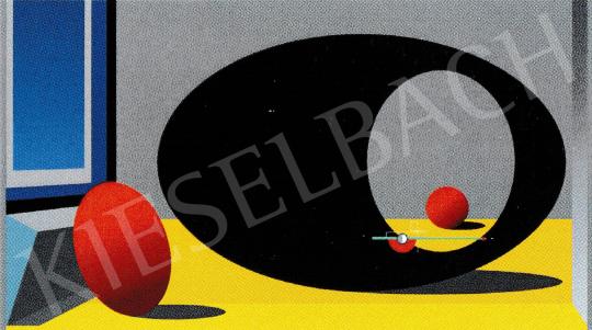  Kádár József - Térgeometria festménye